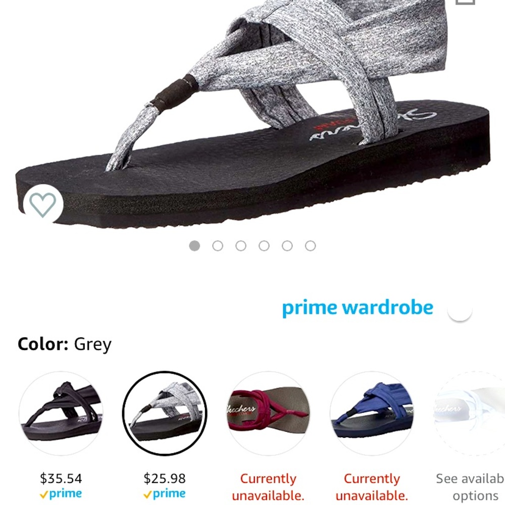 Yoga sandals memory foam